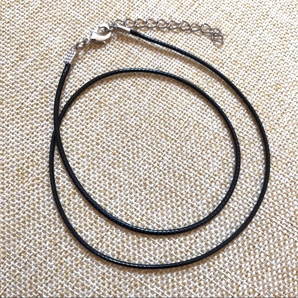 🔴 5 for $10 ONE Black Braided Leather Rope Necklace - Picture 1 of 7